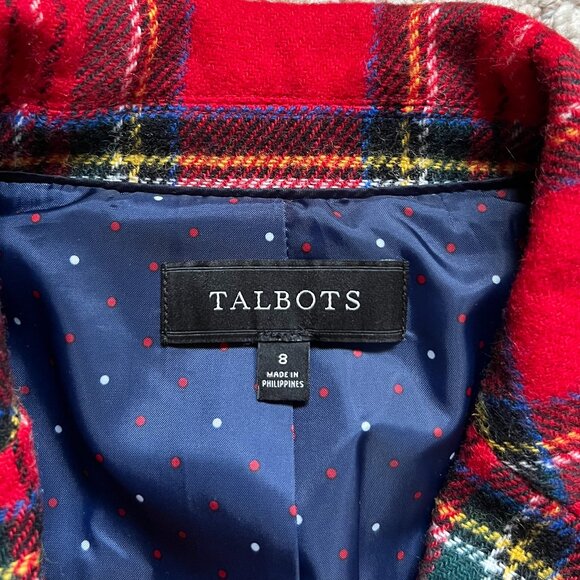 TALBOTS - Shetland Wool Blazer - Plaid -- Excellent Condition - Picture 9 of 14